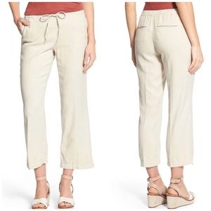 NYDJ Jamie Relax Ankle Linen Pants Size 0